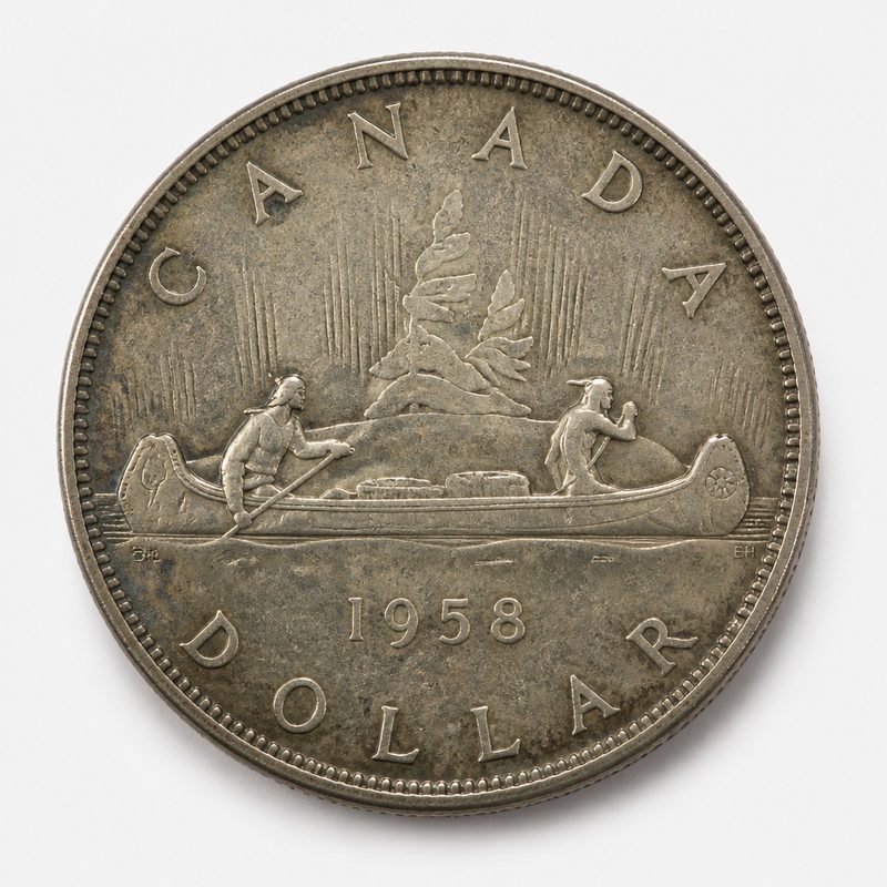 Canadian voyageur silver dollar