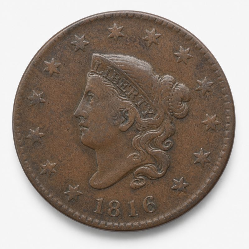 Coronet Head large cent