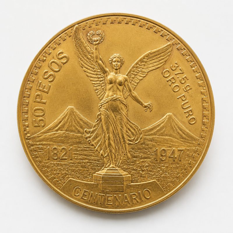 Mexican 50 peso Centenario gold
