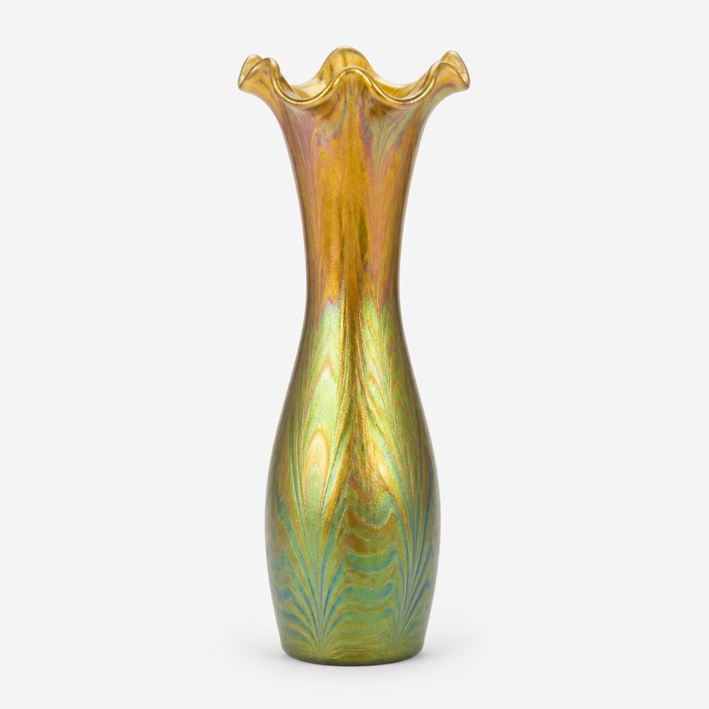 Tiffany Favrile glass vase